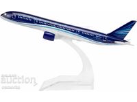 Machetă de model de avion Boeing 787 Cutie de căptușeală metalică Azerbaidjan