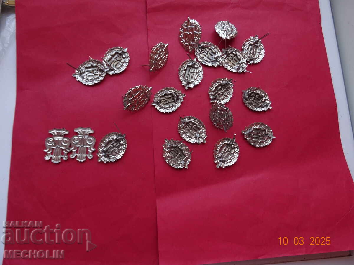 ΠΑΡΤΙΔΑ ΜΟΝΟΓΡΑΜΜΑΤΑ COCKARDS BADGE B A - 6 ΠΑΡΤΙΔΑ ΜΟΝΟΓΡΑΜΜΑΤΑ COCKARDS BADGE B A - 6