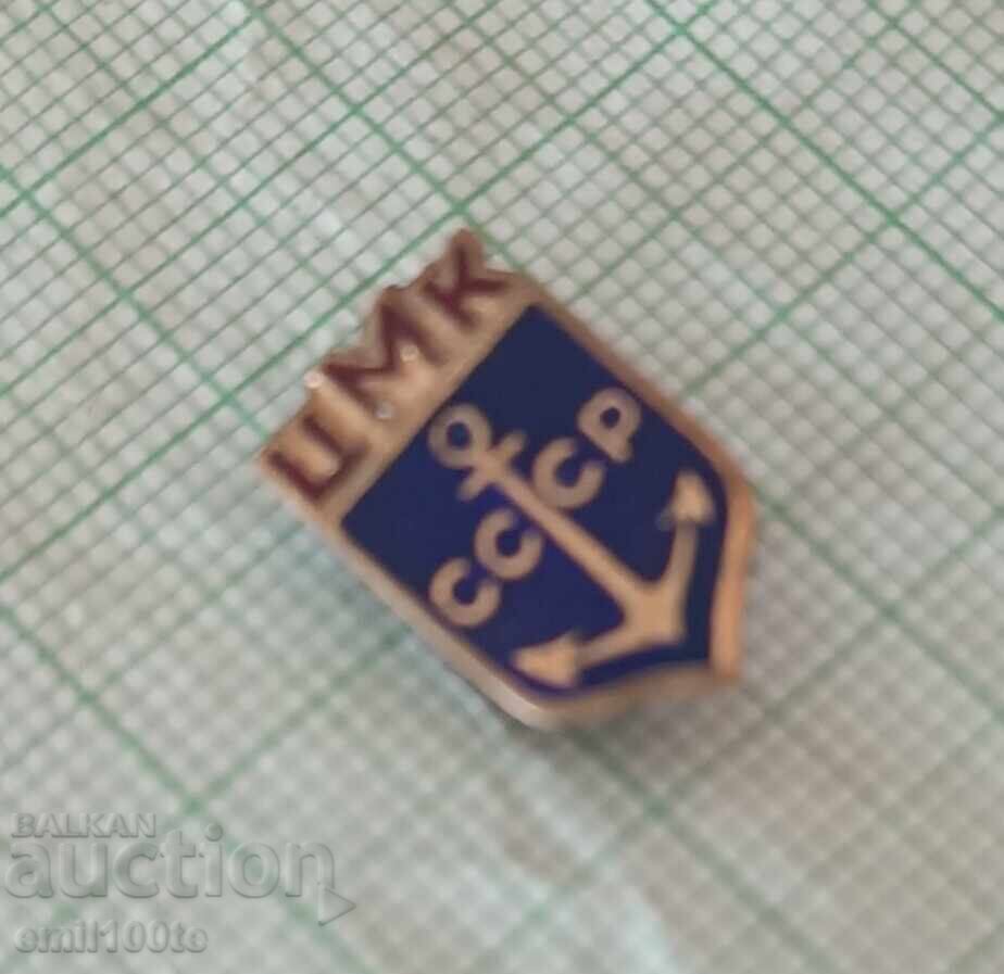 Delivery of Badge - TsMC USSR Central Marine Club