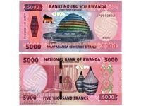 РУАНДА RWANDA 5000 5 000 Франка емисия - issue 2024 НОВА UNC