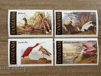 Tanzania - Păsări - 200 de ani de la nașterea lui Audubon (1986) MNH