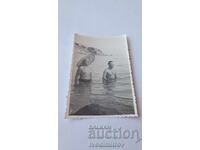 Photo Varna Two Men at Sea 1963