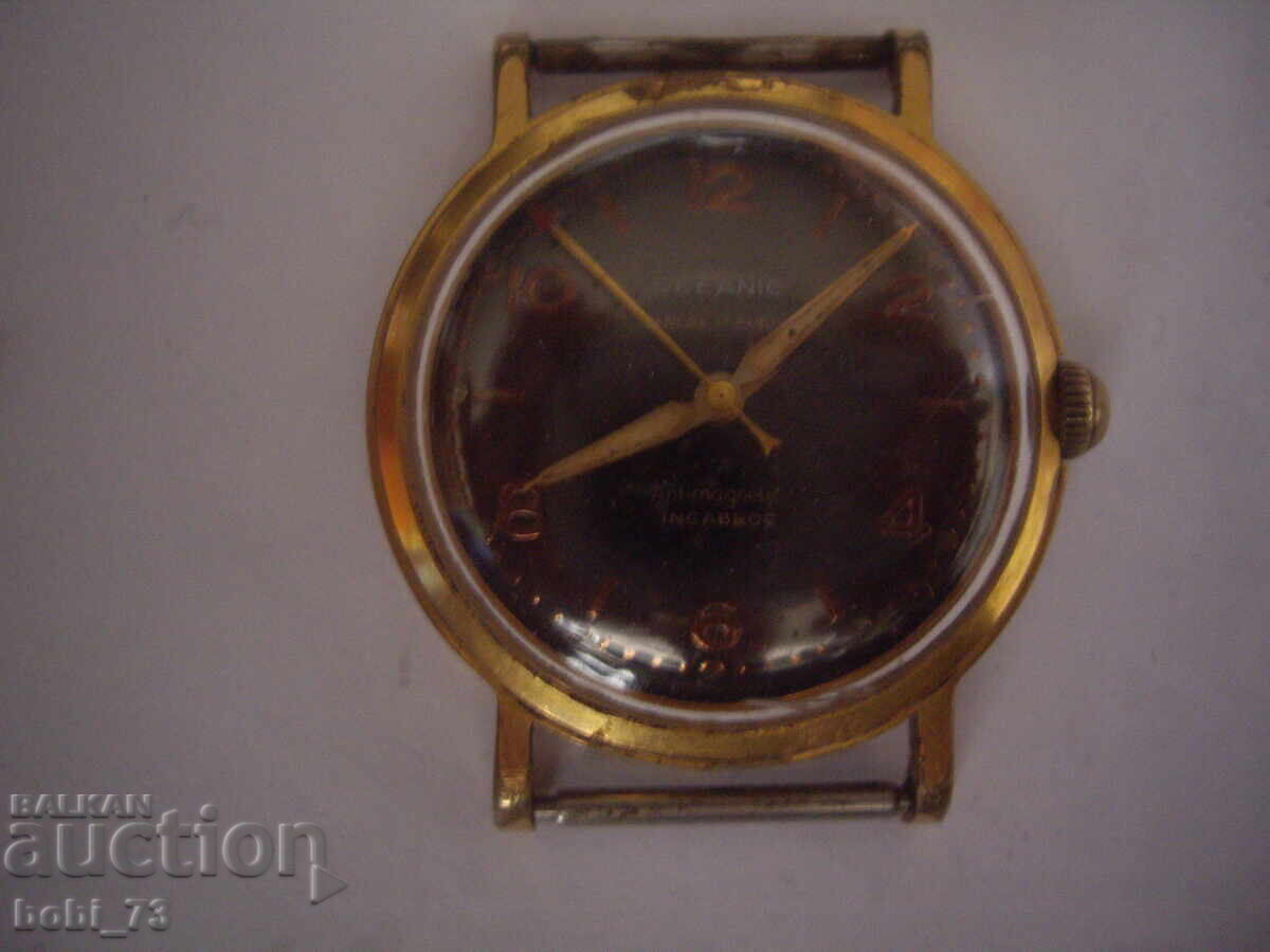 Παλιό ανδρικό ρολόι επίχρυσο.