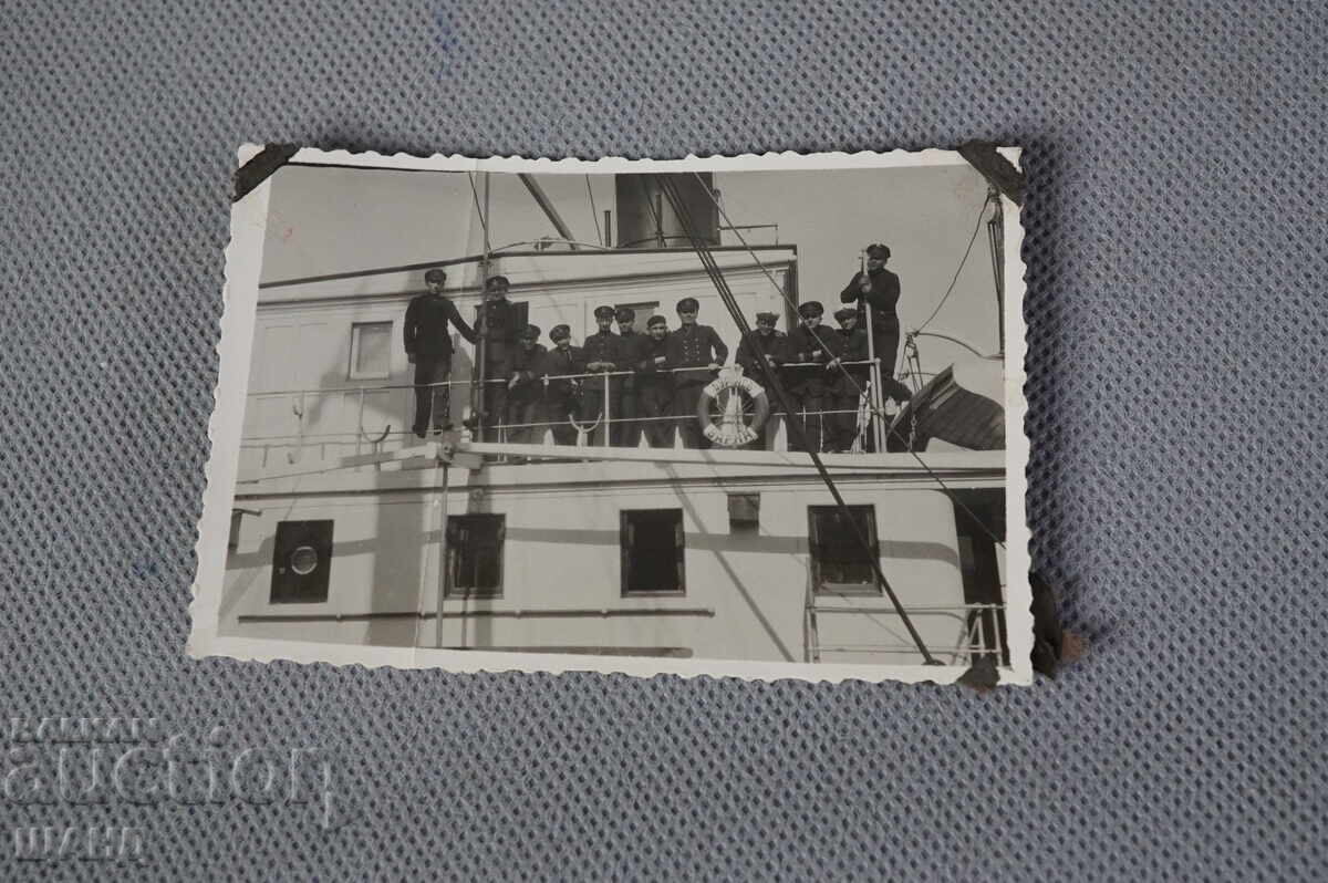 Kingdom of Bulgaria photo naval captains ship Burgas Kingdom of Bulgaria photo naval captains ship Burgas