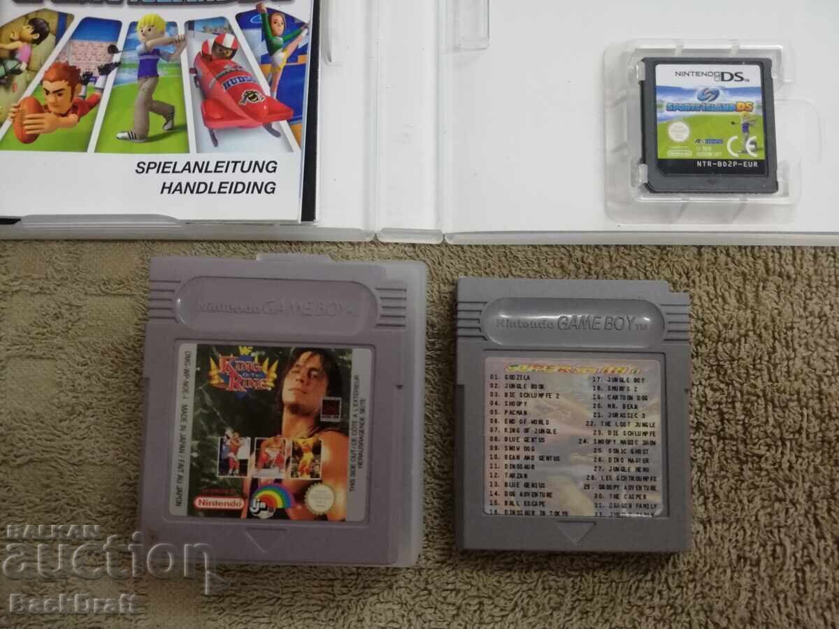 Delivery of Lot of 3 Games, Nintendo Game, Nintendo Game Boy, DS Delivery of Lot of 3 Games, Nintendo Game, Nintendo Game Boy, DS