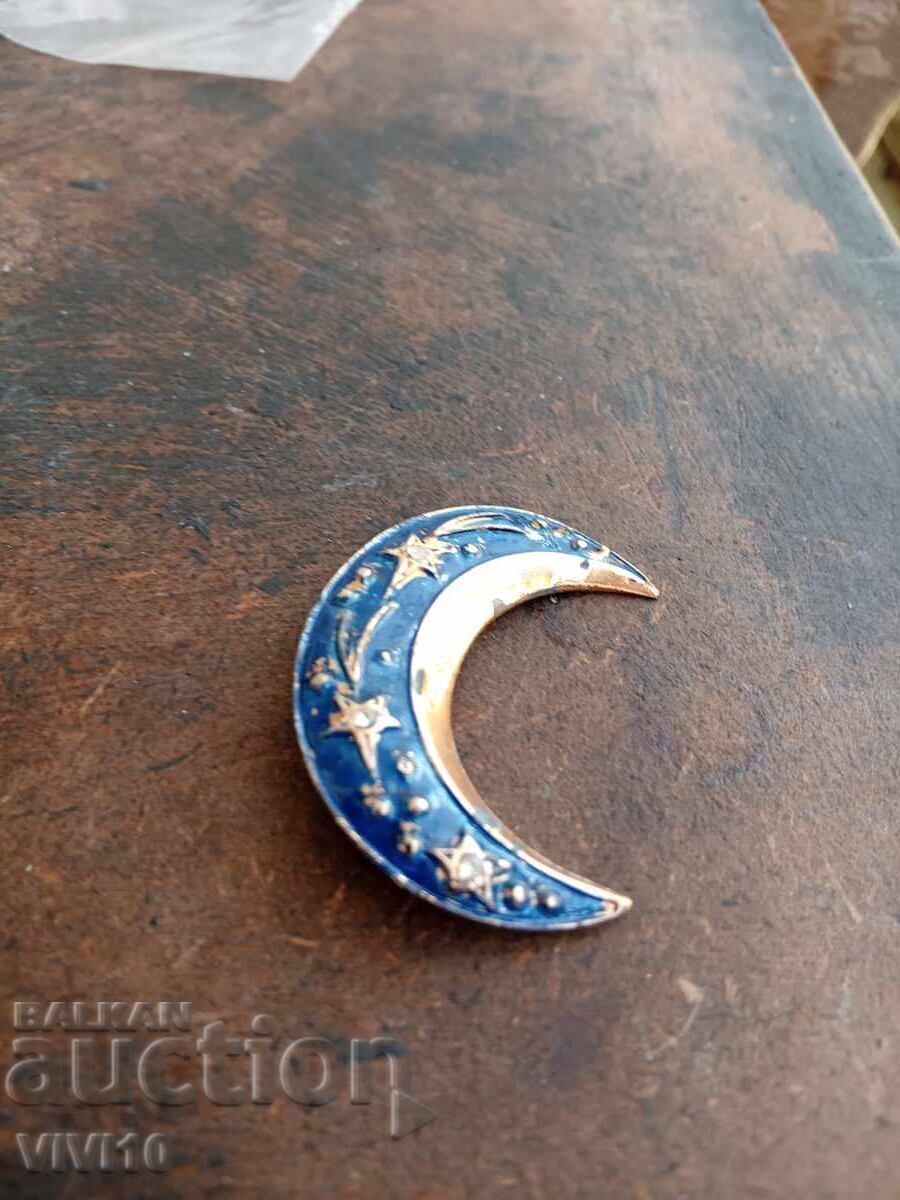 Antique Enamel Brooch