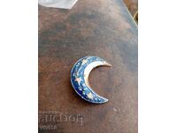 Старинна брошка емаил