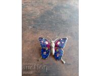 Старинна брошка емаил