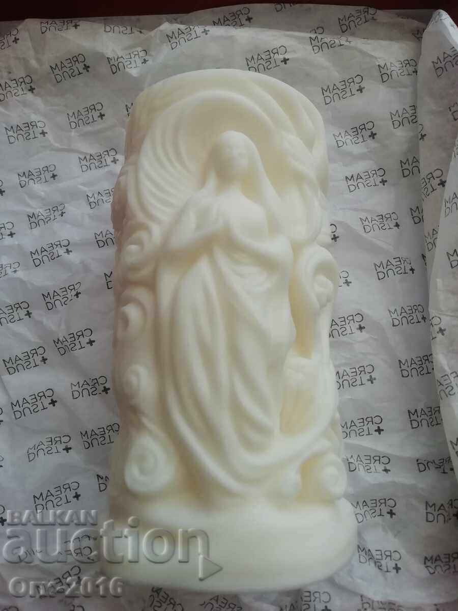 Collectible candle Virgin Mary, double-sided Collectible candle Virgin Mary, double-sided