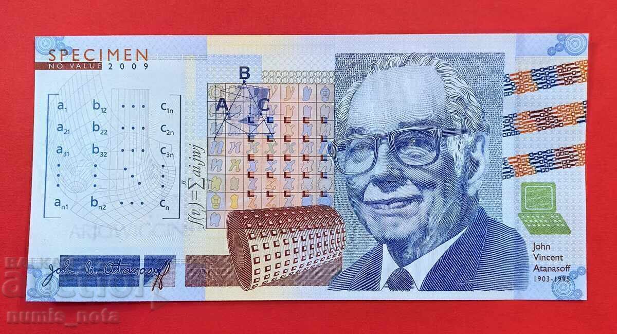 Test Banknote Specimen - BNB Printing House - John Atanasov Test Banknote Specimen - BNB Printing House - John Atanasov