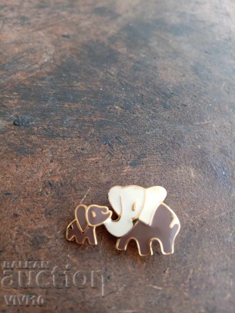 Antique Enamel Brooch Antique Enamel Brooch