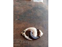 Старинна брошка емаил