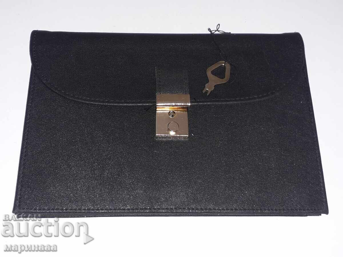 DOCUMENT BAG WITH LOCK with price 7.00 BGN | € 3.58