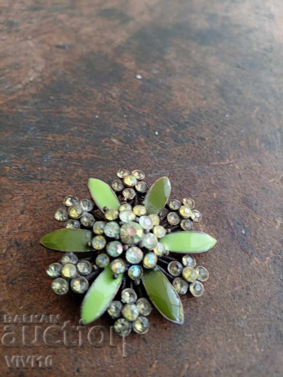 Antique Enamel Brooch Antique Enamel Brooch