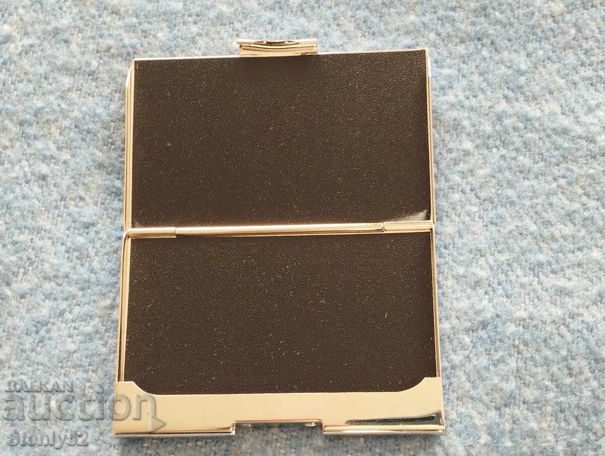Luxury metal business card holder with price 10.00 BGN | € 5.11 Luxury metal business card holder with price 10.00 BGN | € 5.11