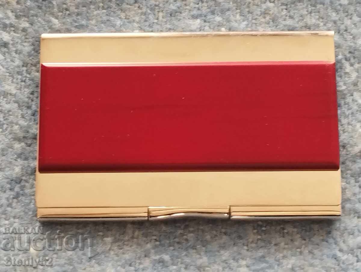 Luxury metal business card holder Luxury metal business card holder