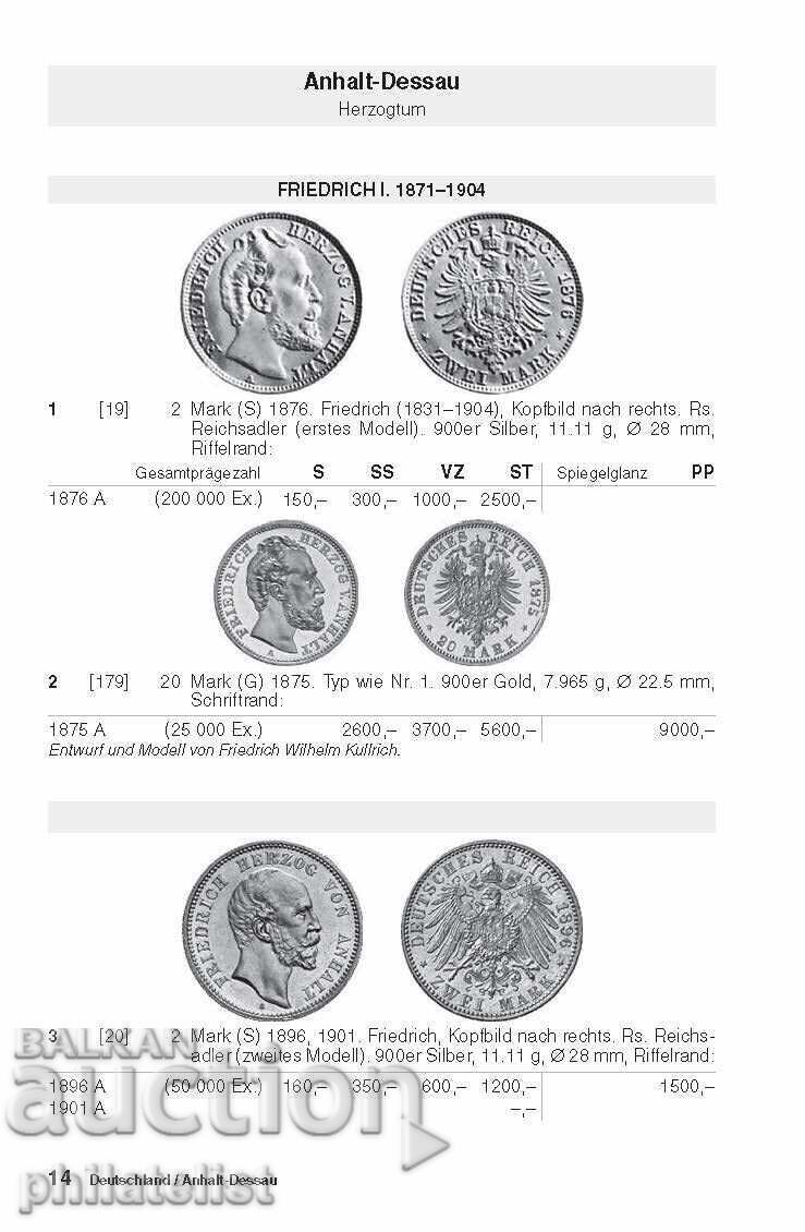 Γερμανικός κατάλογος νομισμάτων από το 1871 μέχρι σήμερα - 7 Γερμανικός κατάλογος νομισμάτων από το 1871 μέχρι σήμερα - 7