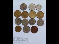 14 pcs. Coins 1951 52 54 year