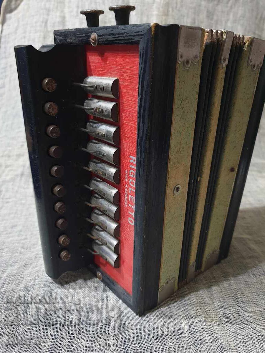 Antique Tyrolean Accordion RIGOLETTO with price 110.00 BGN | € 56.24