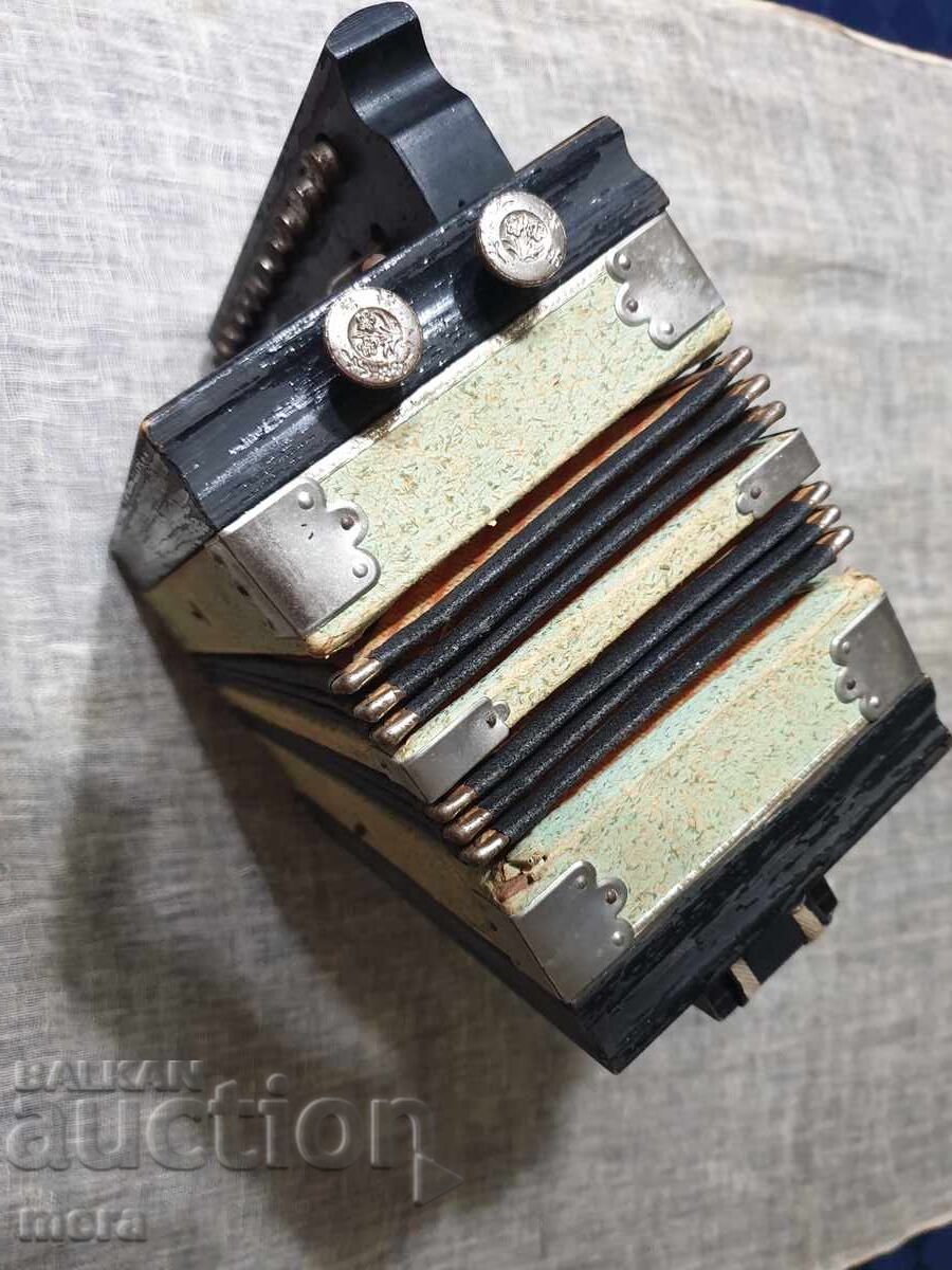 Auction  Antique Tyrolean Accordion RIGOLETTO