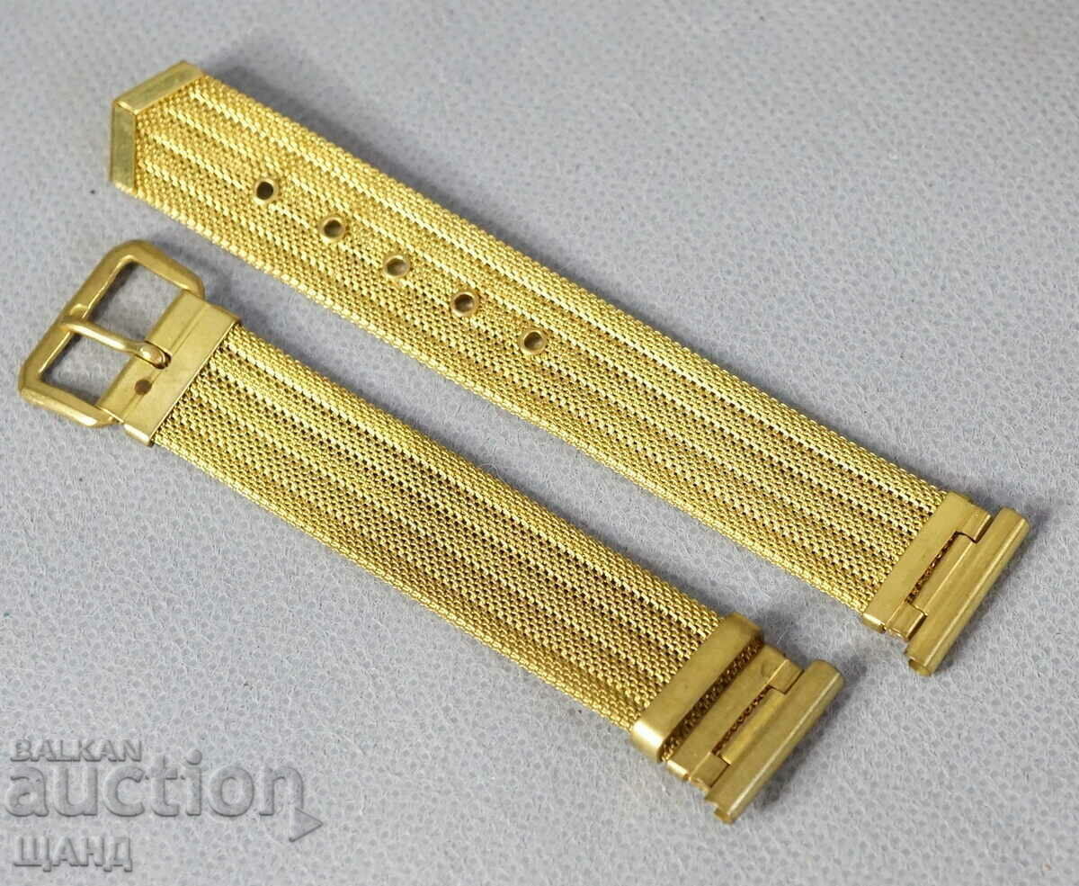 Auction Old Gold Plated Men's Wrist Watch Chain Auction Old Gold Plated Men's Wrist Watch Chain