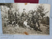 AT THE BORDER, BORDER GUARDS STANDING, AROUND 1920