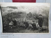 AT THE BORDER, BORDER GUARDS STAND AROUND 1920 - TRAINING SHOOTING