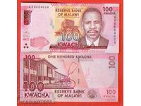 МАЛАВИ MALAWI - 100 Квача - issue 2016 - НОВА UNC