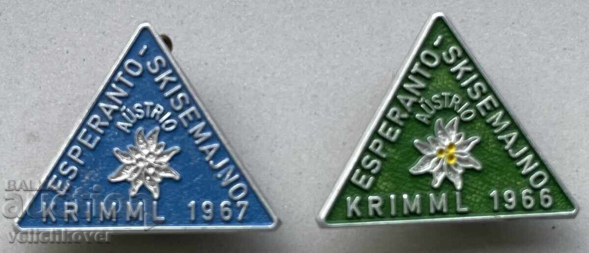 40406 Austria 2 semne turistice Esperanto Krimm 40406 Austria 2 semne turistice Esperanto Krimm