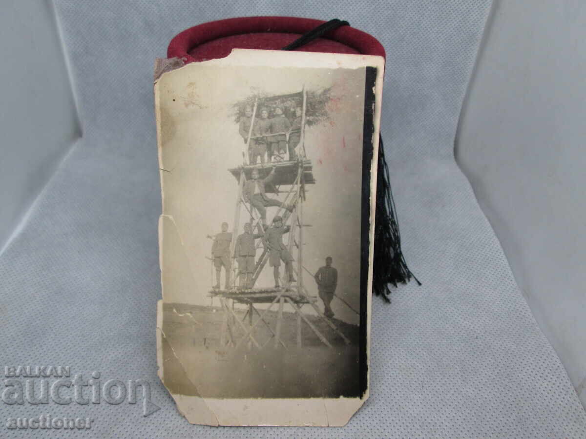 AT THE BORDER, BORDER GUARDS AROUND 1920, BORDER WATCHTOWER AT THE BORDER, BORDER GUARDS AROUND 1920, BORDER WATCHTOWER