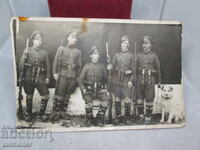 AT THE BORDER, BORDER GUARDS STANDING, AROUND 1920