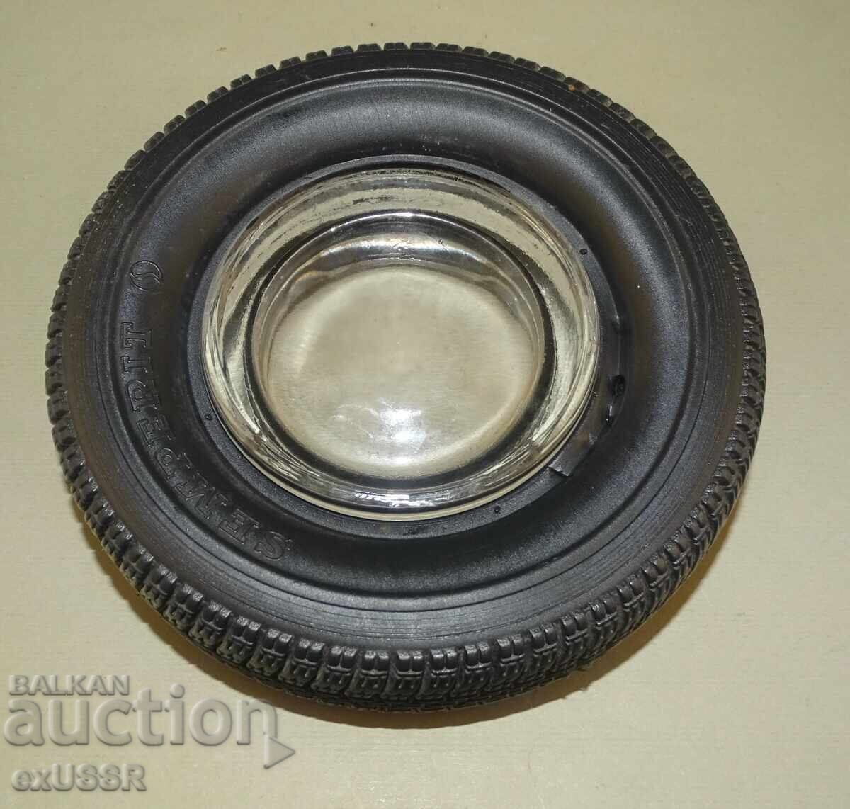 Old ashtray rubber SEMPERIT with price 20.00 BGN | € 10.23 Old ashtray rubber SEMPERIT with price 20.00 BGN | € 10.23