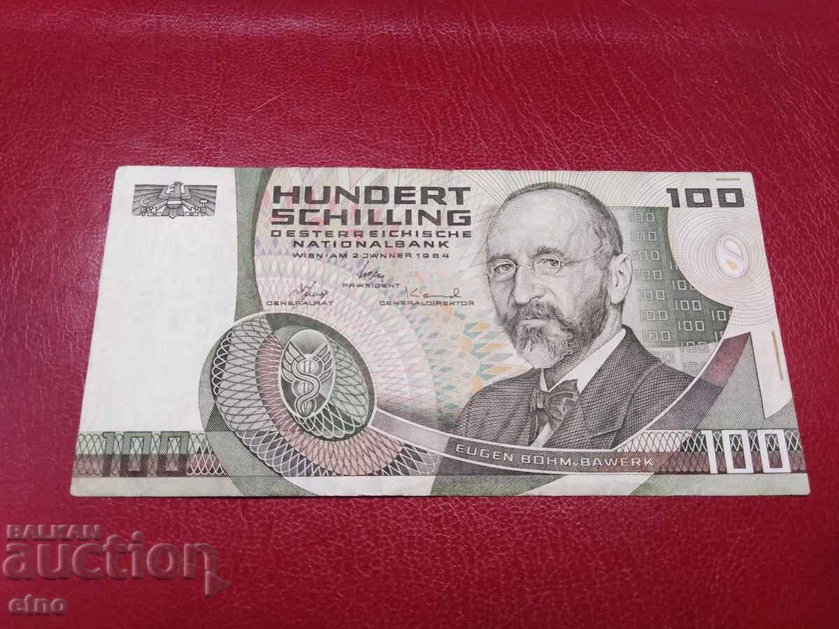 100 шилинга 1984 АВСТРИЯ  , банкнота