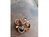 Antique Brooch Czech Republic