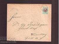 BULGARIA FERDINAND 5 St TRAVELLED ENVELOPE SOFIA GERMANY 1902