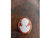 Αντίκα καμέο καρφίτσα