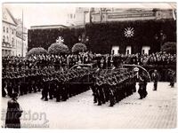 1937 Fotografie veche Sofia Paradă militară Boris al III-lea B. Filov D520