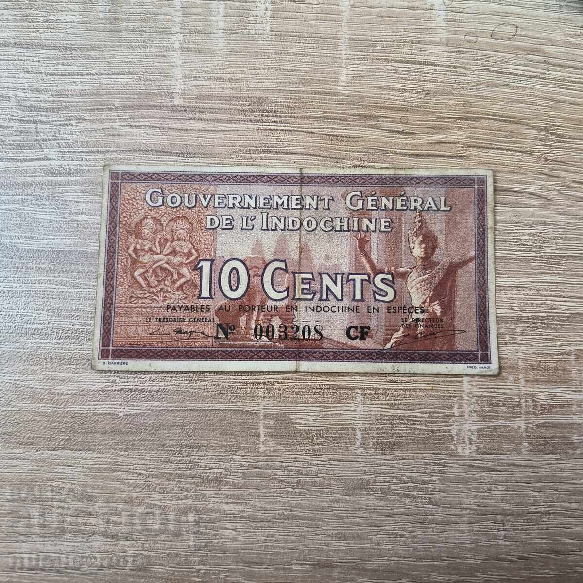 Ινδοκίνα 10 σεντ 1939 Ινδοκίνα 10 σεντ 1939