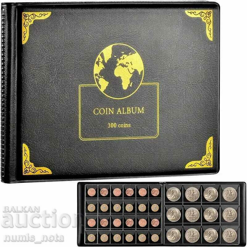 Album for 300 coins with 15 sheets /c Album for 300 coins with 15 sheets /c