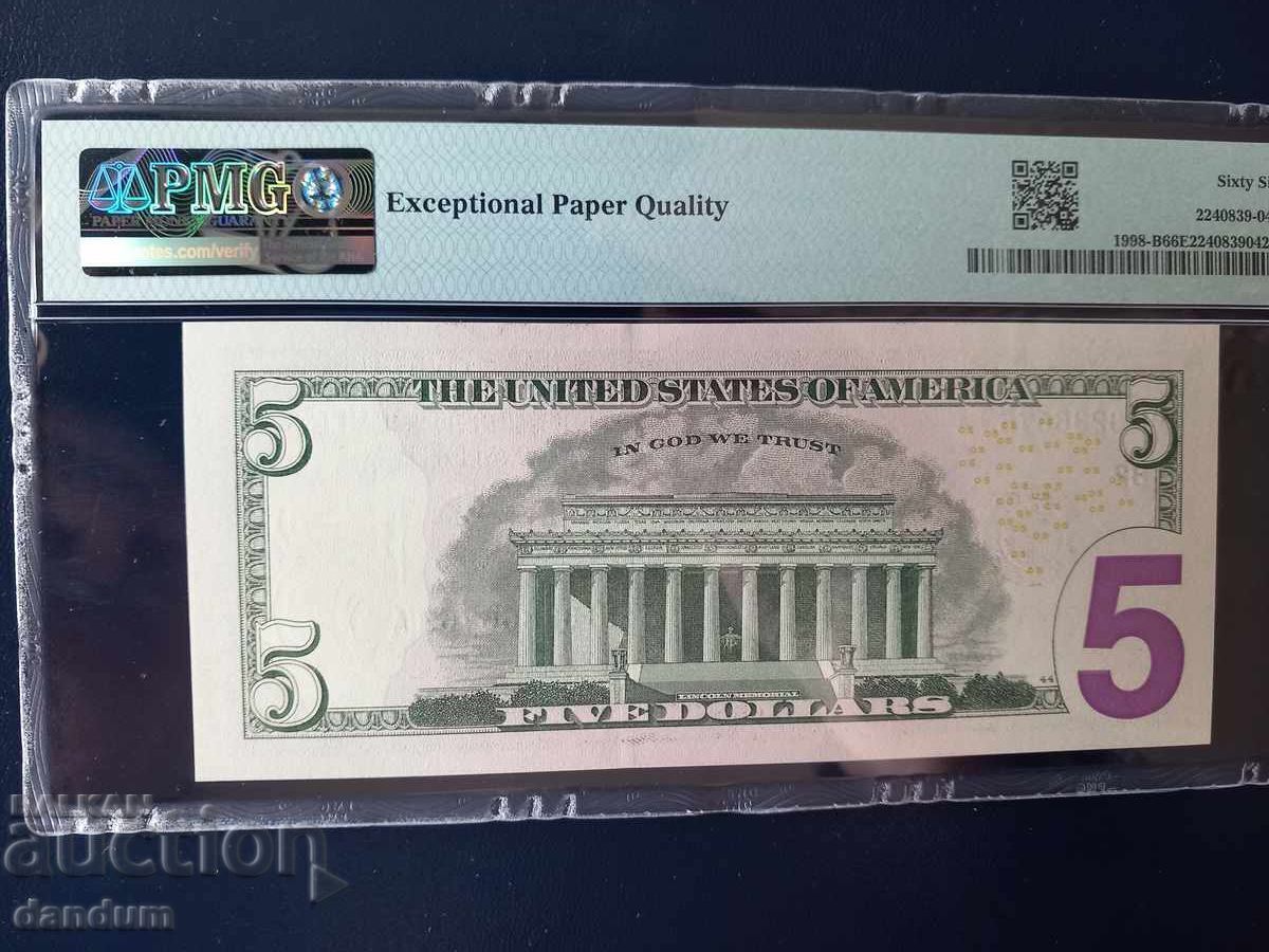 5 US dollars 2017 with price 120.00 BGN | € 61.36 5 US dollars 2017 with price 120.00 BGN | € 61.36