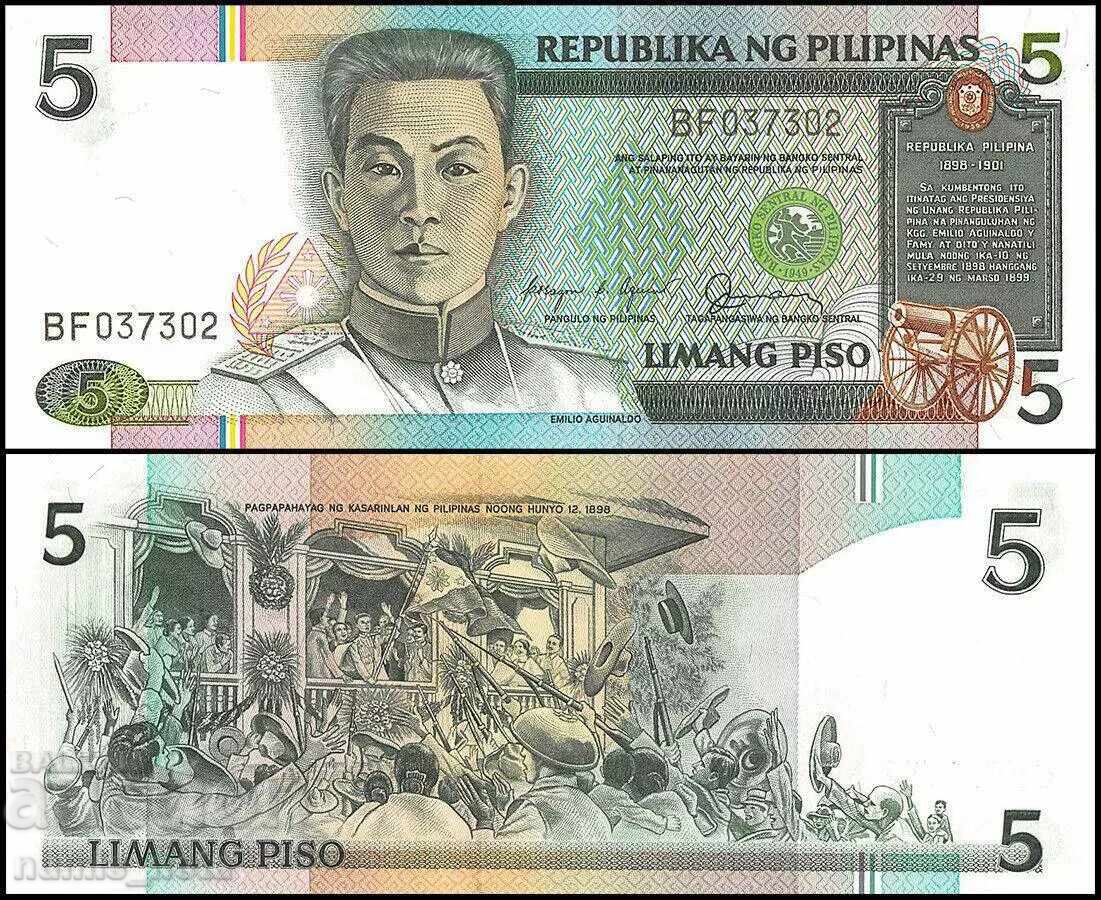 Philippines 5 Piso 1985 UNC