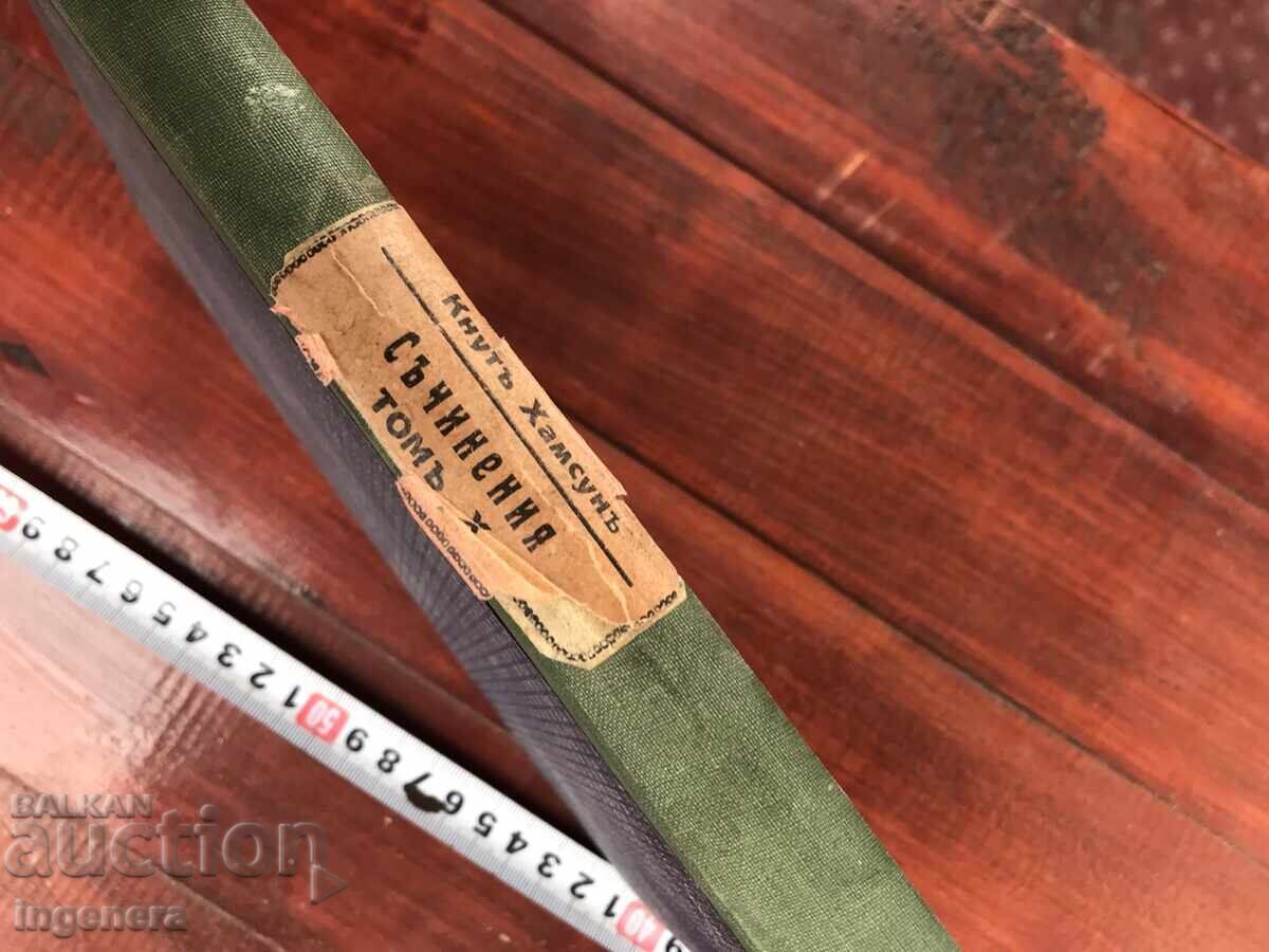 Auction BOOK-KNUT HAMSUN-VOLUME 10-THE SPIRITUAL LIFE IN AMERICA AND OTHERS-1928 Auction BOOK-KNUT HAMSUN-VOLUME 10-THE SPIRITUAL LIFE IN AMERICA AND OTHERS-1928