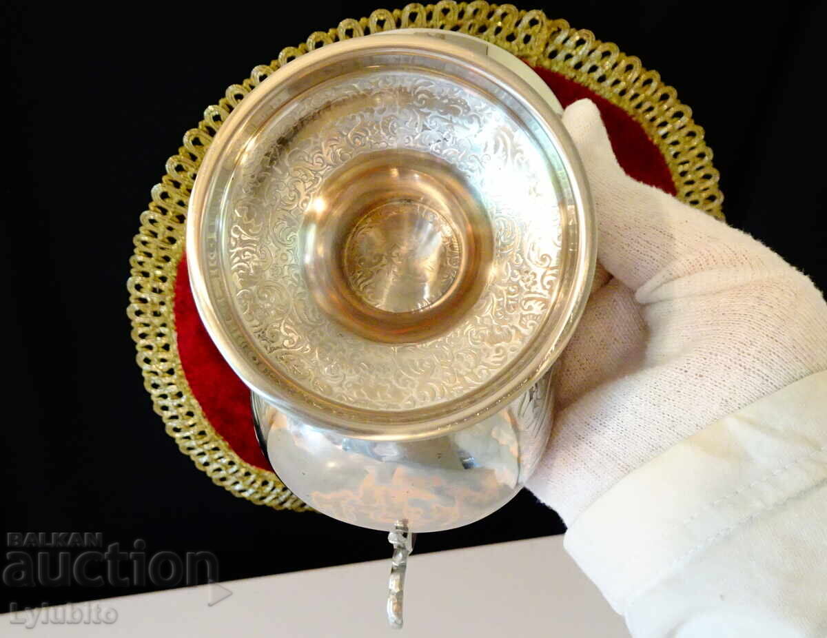 Delivery of Japanese silver plated bottle holder Delivery of Japanese silver plated bottle holder