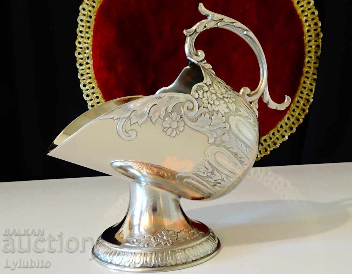 Japanese silver plated bottle holder - 6 Japanese silver plated bottle holder - 6