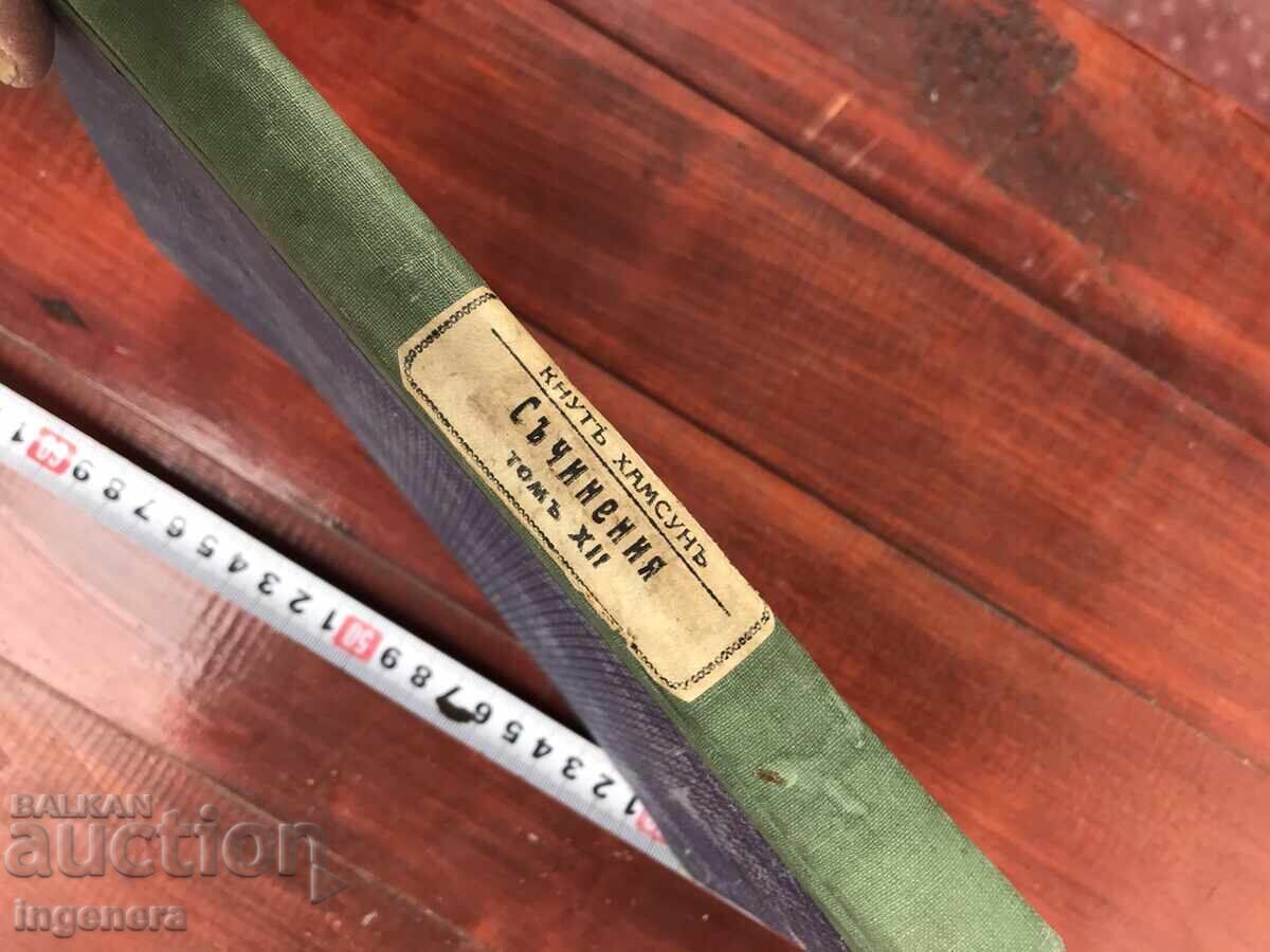 Delivery of BOOK-WHIP HAMSUN-VOLUME 12-WORKS-1928 Delivery of BOOK-WHIP HAMSUN-VOLUME 12-WORKS-1928