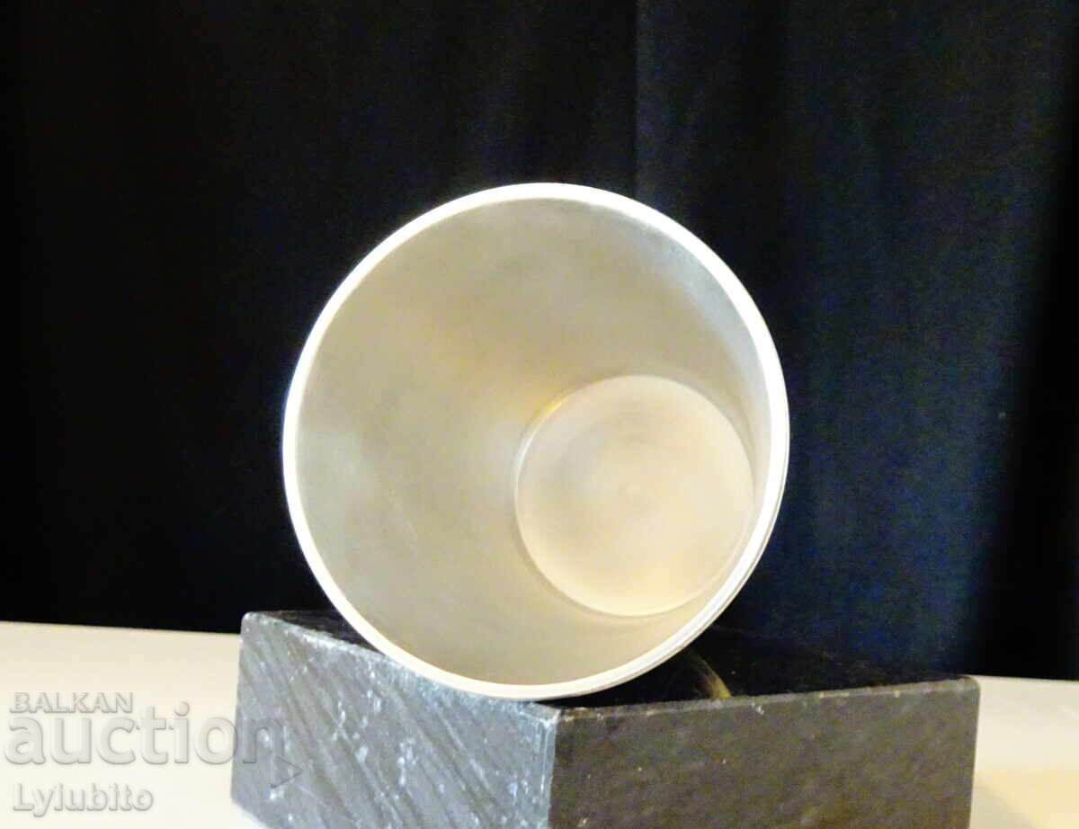 Pewter wine cup, hunting pictures, wine and beer - 5 Pewter wine cup, hunting pictures, wine and beer - 5