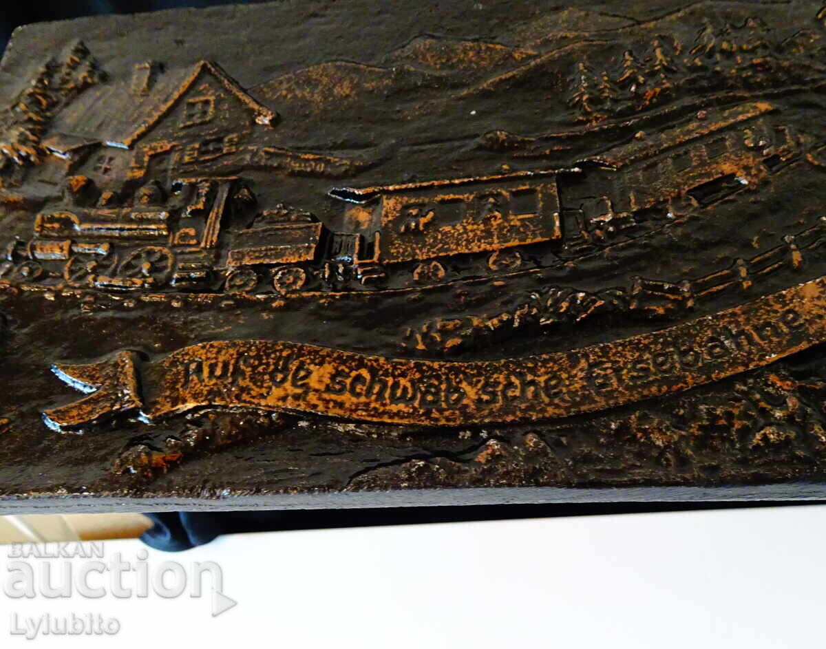 Медна картина,пано Влак,железница с цена 54.00 лв. | € 27.61 Медна картина,пано Влак,железница с цена 54.00 лв. | € 27.61