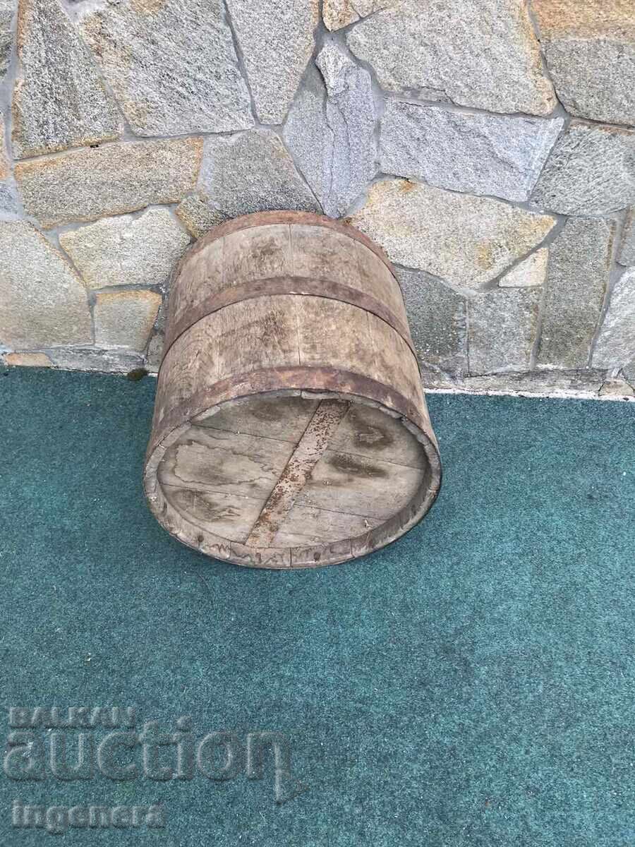 HORSE FEEDER MEASURING CONTAINER FOR HORSES WOOD METAL MARKING - 5