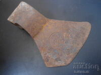 Old axe, hatchet, axe, marking, 0.955 kg