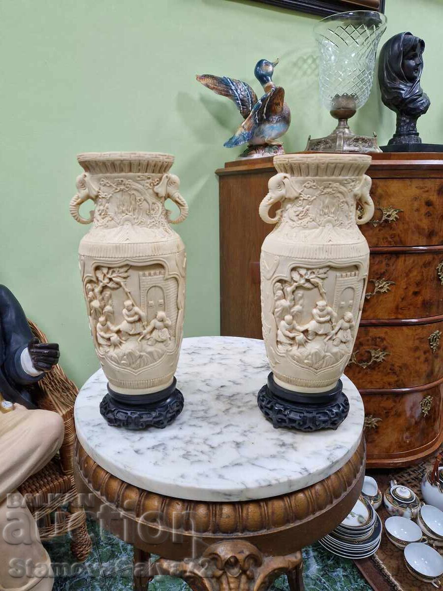 Pair of Great Antique Chinese Vases - Author's Work Pair of Great Antique Chinese Vases - Author's Work